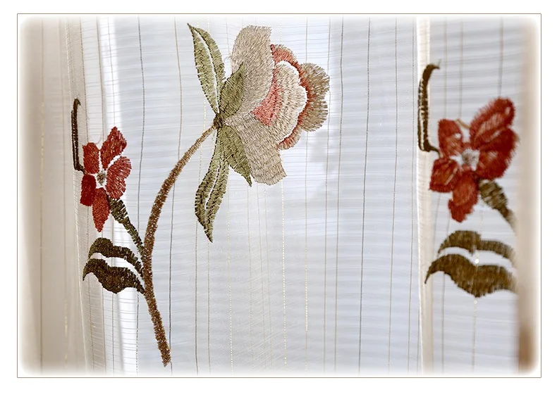 FYFUYOUFY высококачественные шторы с вышивкой для гостиной, спальни, мягкие занавески с рисунком розы, Затемненные занавески, тюлевые шторы