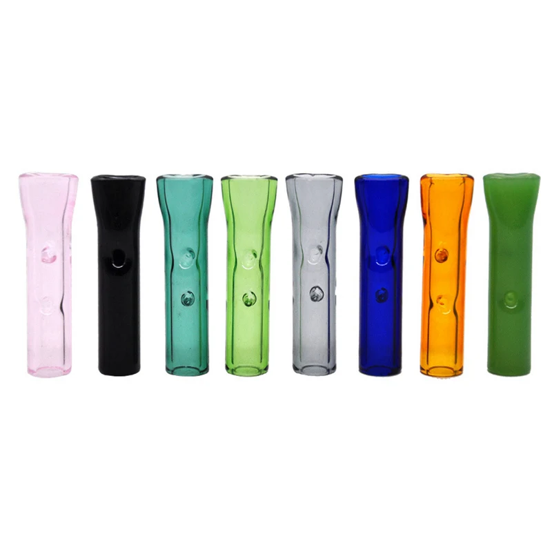 

Glass Reusable Paper Flat Rolling Filter Tips Rolling Paper Mouth Tips 36MM Hand Rolls Paper Cigarette Holder Cone Maker random