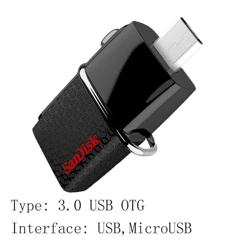 Флеш-накопитель USB sandisk 16 ГБ, 32 ГБ, 64 ГБ, 128 ГБ, 256 ГБ, 3,0 МБ, ультра двойной OTG USB, флеш-накопитель, u-диск для компьютера, телефона, ПК - Цвет: SDDD2