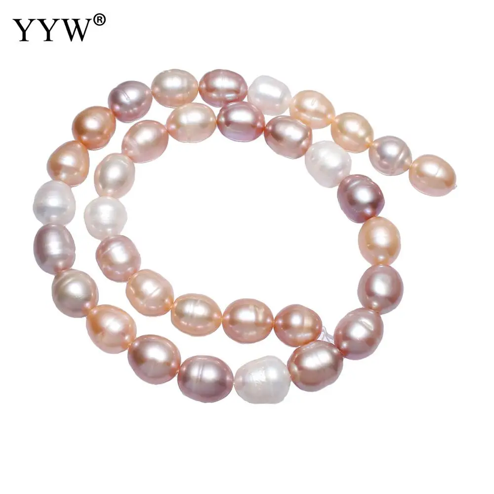 

Cultured Rice Freshwater Pearl Beads Natural Mixed Colors 12-16mm Hole Approx 0.8mm Sold Per Approx 16 Inch Strand