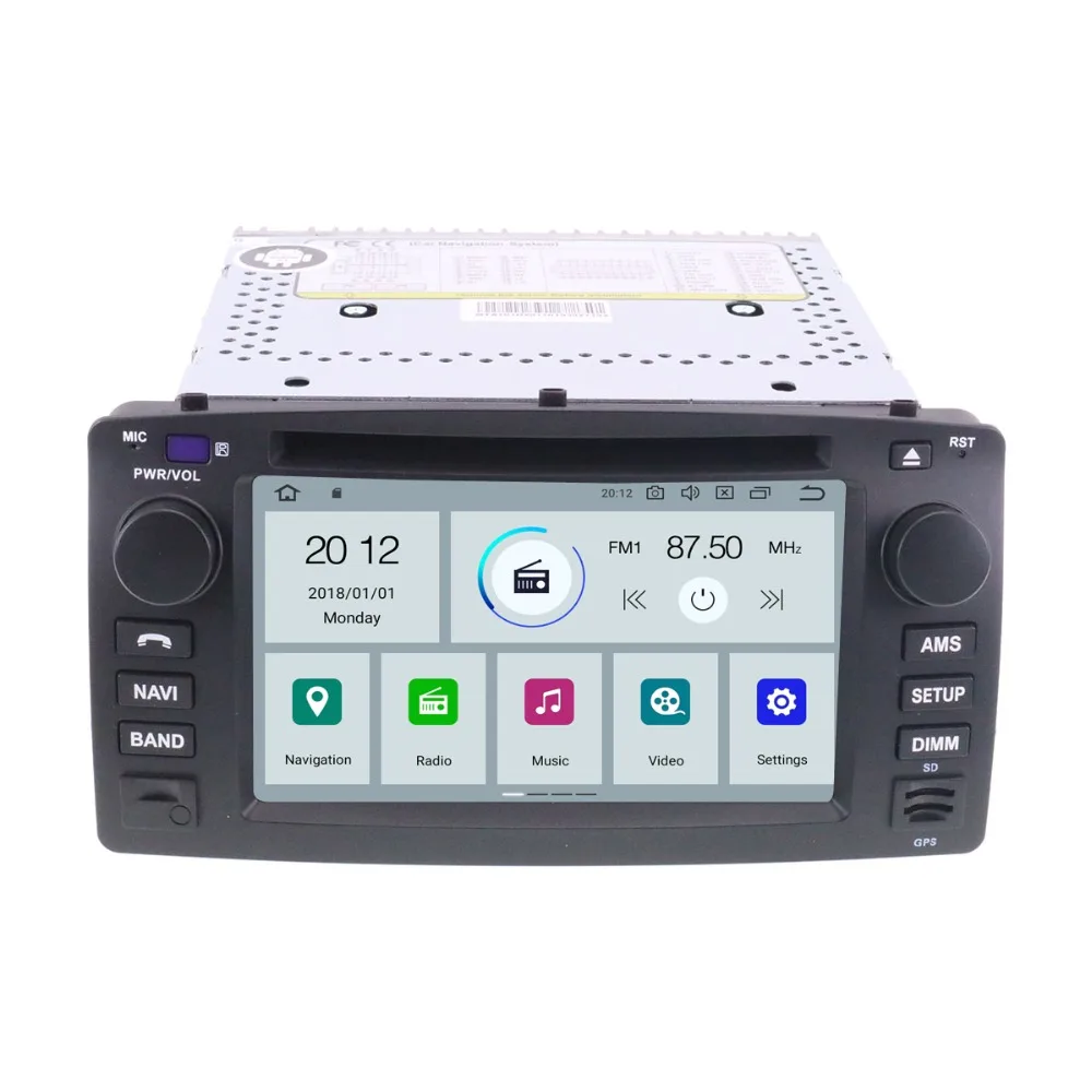 Автомобильный DVD плеер Aotsr Android 9 0 GPS навигация для Toyota Corolla EX 2001 2006 мультимедиа