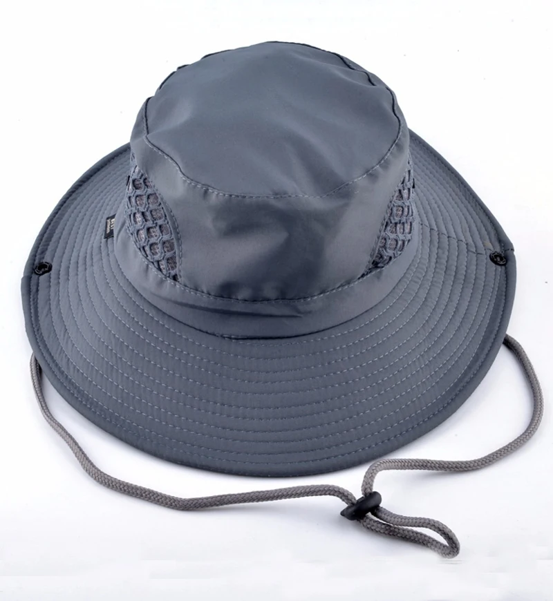 men's bob summer bucket hats caps hats fishing uv protection cap wide