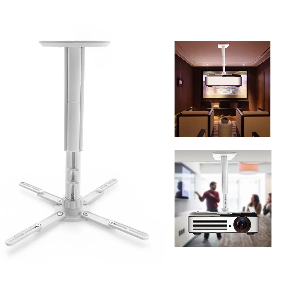 

[RU WAREHOUSE] Moman F07 Series Adjustable Ceiling Universal Projector Wall Mount Bracket Max. Weight 7KG for LCD/DLP Projectors