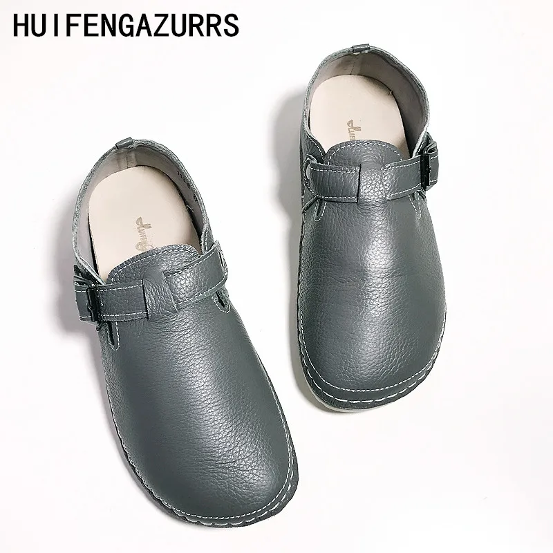 

Careaymade-Genuine leather shoes, Comfortable flat-soled low-top casual shoes of the new style of literature handmade shoes