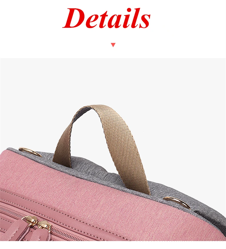 New Mummy Diaper Bag Usb Large Capacity Maternity Backpack Waterproof Travel Baby Stroller Bag For Mom Multifunctional Nappy Bag (33)