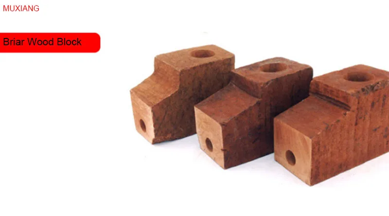 1 1muxiang tobacco pipe specialized briar wood block DIY crafts for smoking pipe making