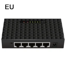 5/8 коммутатор RJ45 коммутатора Ethernet 10/100/1000 Мбит порт Lan переключатель концентратора