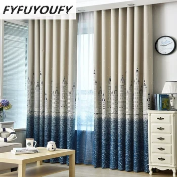 

Pastoral Curtains for Bedroom Window Children Curtains for Living Room Elegant Custom Made Drapes Curtains Shade curtains