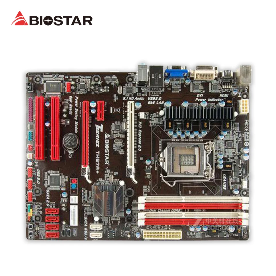 

BIOSTAR TH67A+ Desktop Motherboard H67 LGA 1155 DDR3 i7 i5 i3 16G SATA3 USB3.0 ATX