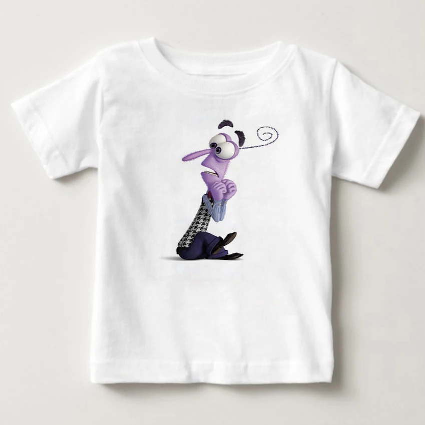 

Summer hot sale Children Clothing T Shirt Inside Out Lovely Boy Girl Clothes T-Shirt Cartoon Children's clothing fear MJ