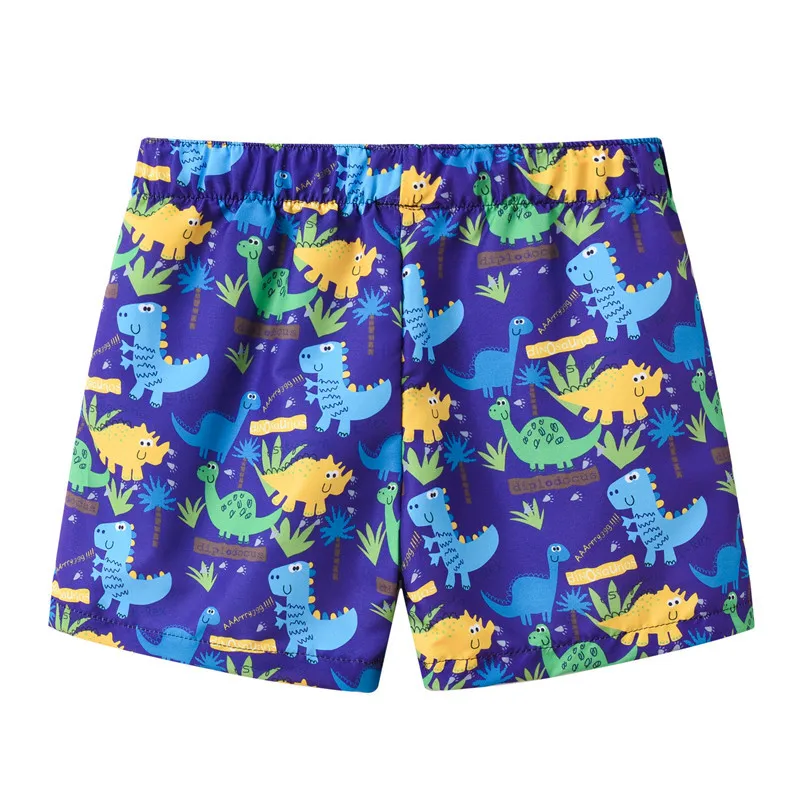 Детские летние купальные шорты одежда для купания для маленьких мальчиков и девочек одежда для купания с модным принтом для маленьких детей купальный костюм пляжные короткие штаны Повседневная одежда