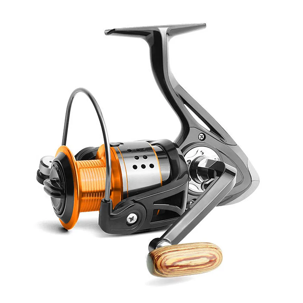 Fishing Reel Wiring 13BB + 1 Bearing Balls Metal Reel Spinning Fishing Reel Alloy Coil Spinning Reel Boat Rock Fishing Wheel