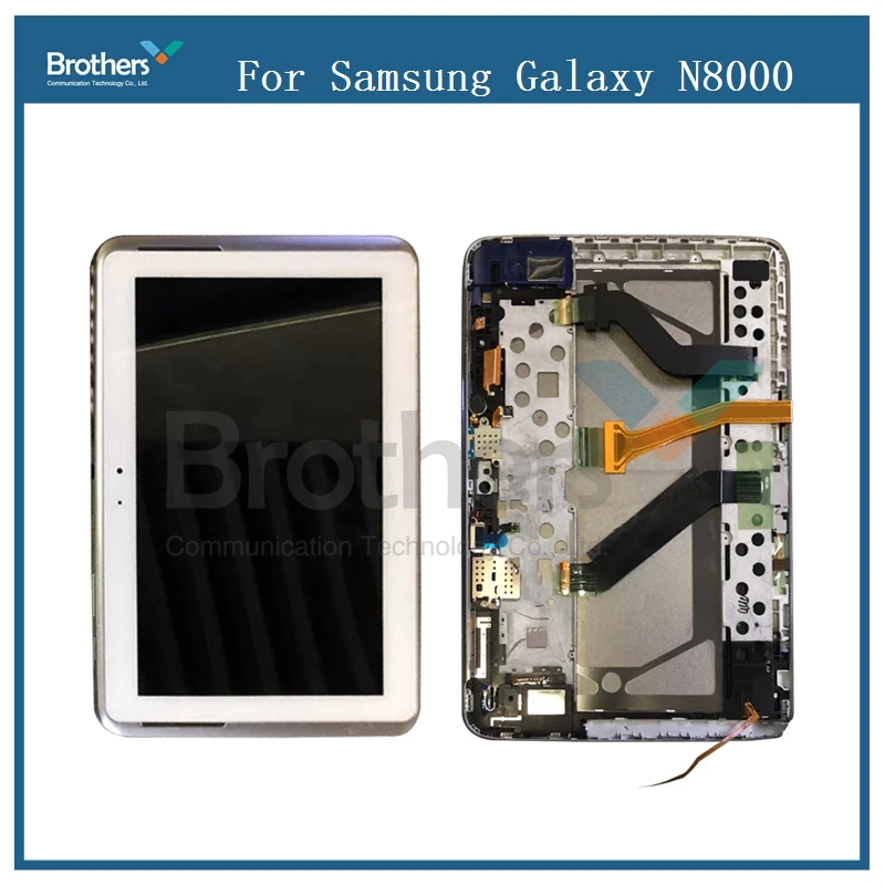 For Samsung Galaxy Tab 10.1 N8000 N8010 LCD Display With Frame Touch Screen Digitizer Sensor Assembly N8000 LCD Replalcement For Samsung Galaxy Tab 10.1 N8000 N8010 LCD Display With Frame Touch Screen Digitizer Sensor Assembly N8000 LCD Replalcement