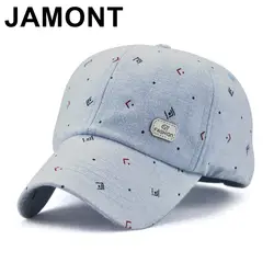 Jamont женские хлопок бейсбол кепки лето осень Bone Casquette Snapback обувь для девочек кепки с принтом Женский Регулируемый вводной шляпы от солнца