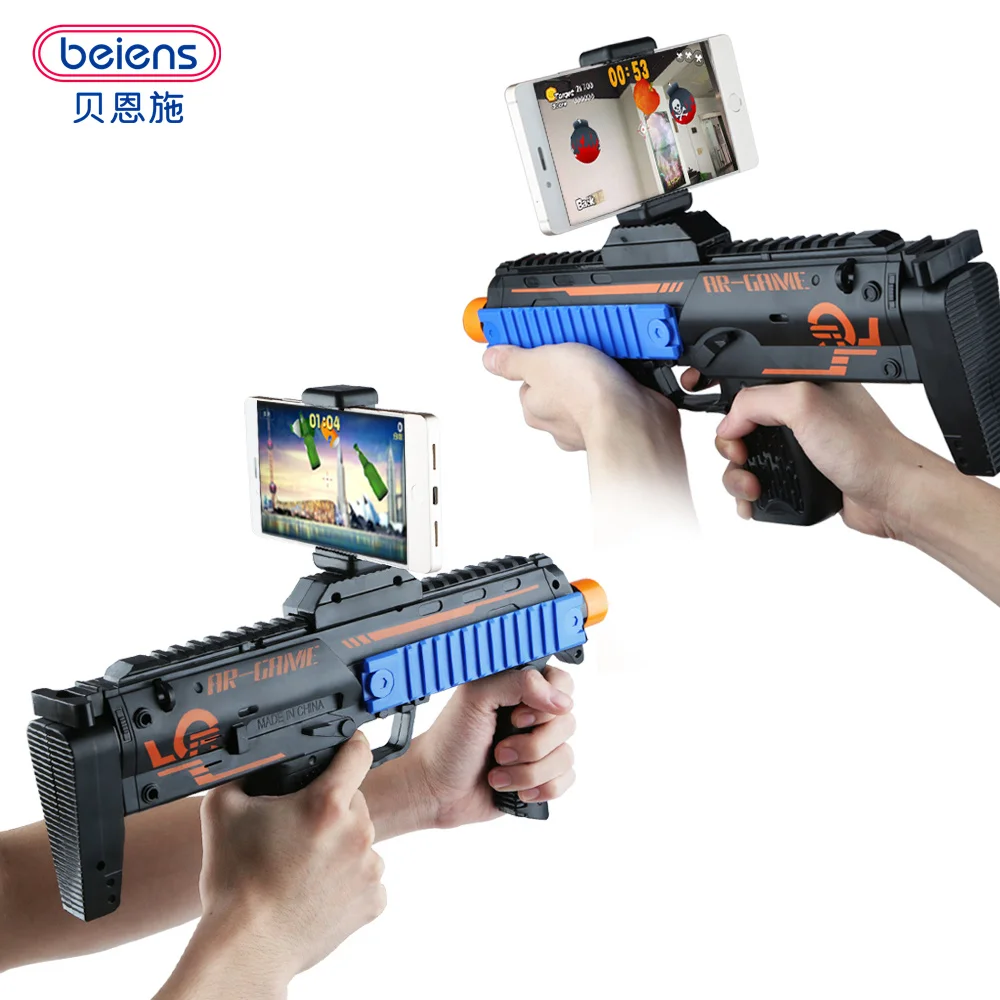 

Beiens Fidget Toys VR AR Game Gun with Cell Phone Stand Holder AR Toy Game Gun with 3D AR Games for iPhone Android Smart Phone