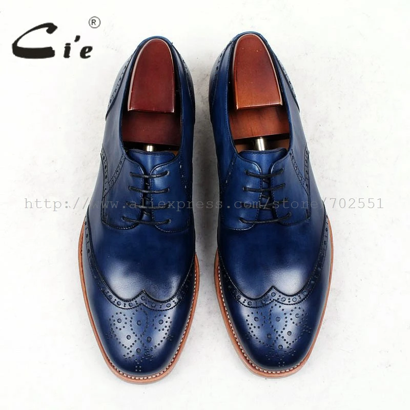 Couro Do D135 Dos Genuíno Bespoke De Bezerro Handmade Goodyear Marinha Personalizado Cie No Dedo Redondo Frete Welted Sapato Homens Pé Causal Derby Grátis qBw8nPZ