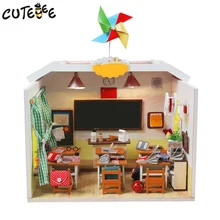 CUTEBEE Doll House Miniature DIY Dollhouse With Furnitures Wooden House font b Toys b font For