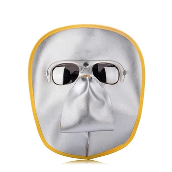 

Welding Mask Welder Safety Face Mask Argon arc Weld Working Protection Anti-splash Heat-resistance Mask With Welding Glasses