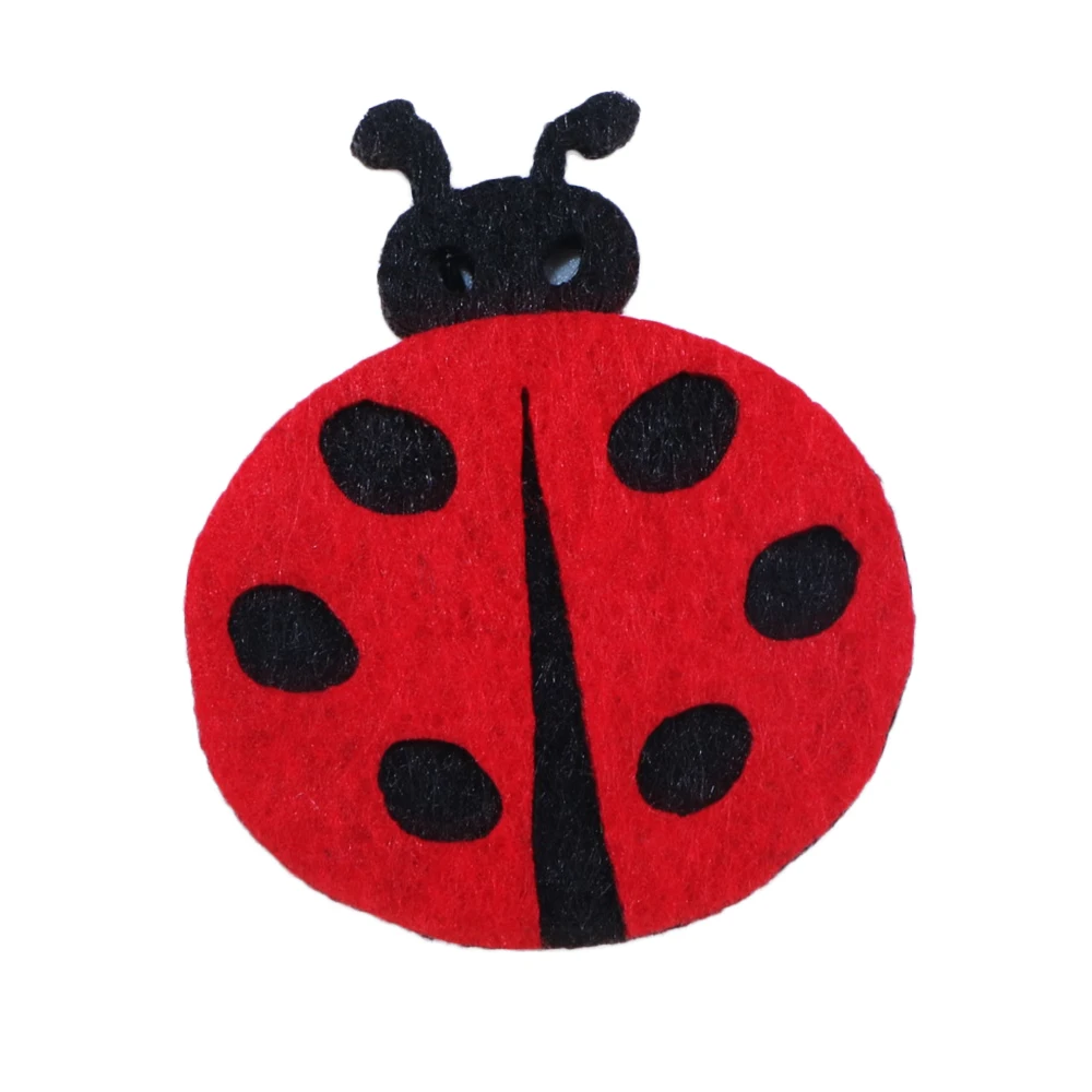 David accessories ladybug cherry snowman Christmas tree non-woven patch,DIY Halloween Decoration gift wrap,20Yc4261