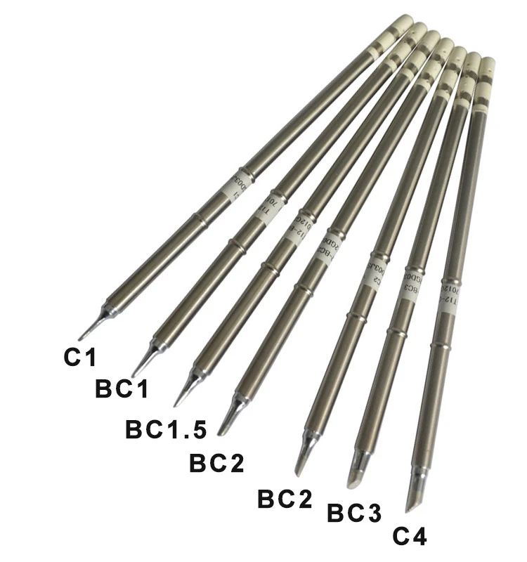 Color : Color1 Soldering Iron Tip T12-C4 Lead-free Soldering Iron Tip 75W Color : Color1 Soldering Iron Tip T12-C4 Lead-free Soldering Iron Tip 75W