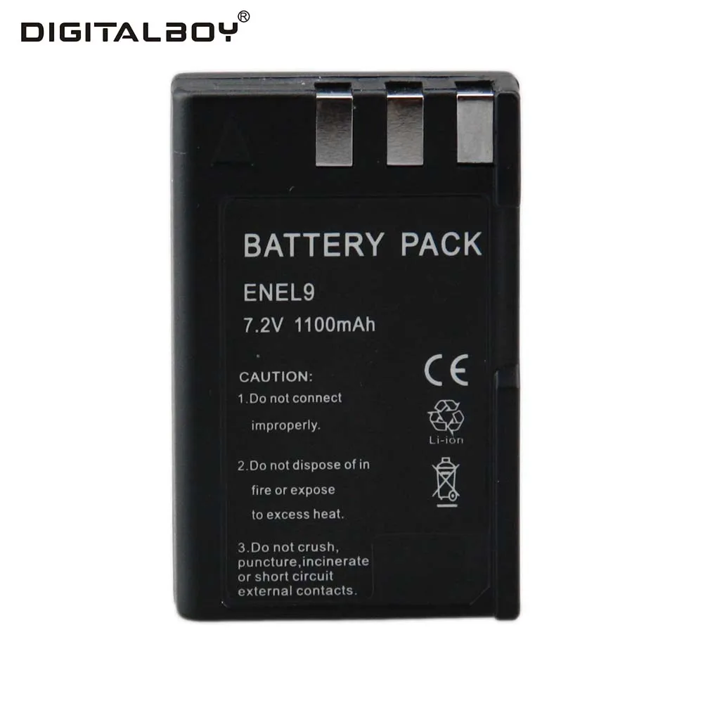 Hot Sale 100Pcs EN EL9 EN EL9 ENEL9 Recharger Camera Battery For Nikon