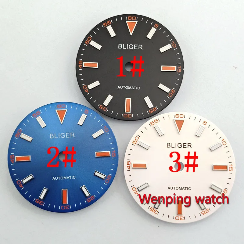 

29 mm Series Dial diameter size Watch part watch face miyota 8215 821A mingzhu 2813 3804 automatic movement P874