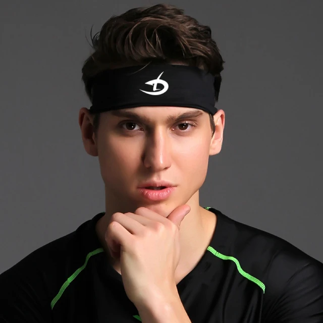 Bandeau Sport Homme - Bandeau Elastique Bandana?noir