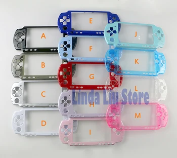 

2pcs/lot Multi-color for PSP2000 PSP 2000 console front face plate cover housing shell case replacement