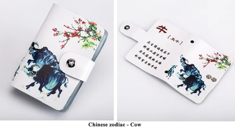 Chinese zodiac Dog Card Holde Wallet HCL663 Details (18)