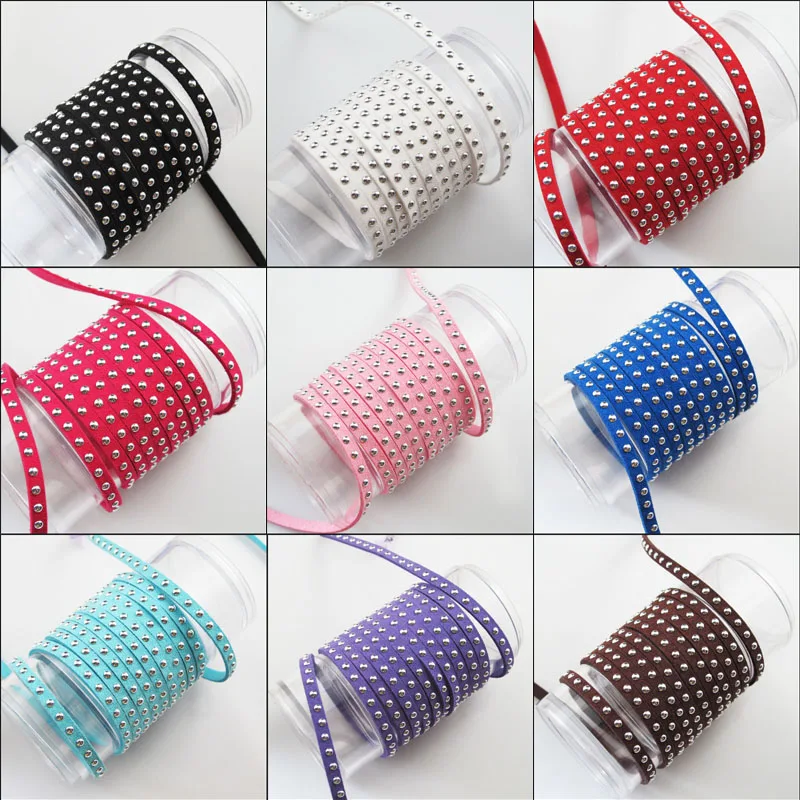 

New 2Rolls New Velvet Suede Rope Cords Necklaces Chains 2m/Roll 9Colors To Choose