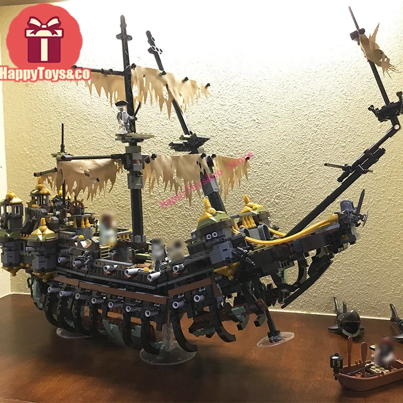 

DHL Movie series 71042 2344Pcs Silent Mary toys For Children Gift Building Blocks Set Pirates of the Caribbean