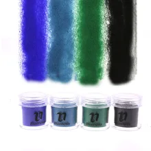Blueness 4Pcs/Set Beauty Nail Art Tools Acrylic Glitter Polish Sand Painting Powder Manicure UV Gel Decorations Powder BG078-081