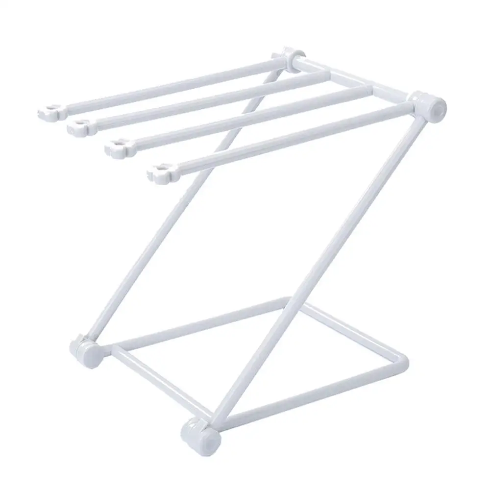 Kitchen Cloth Rack Kitchen Towel Shelf Home Decor Kitchen Storage 4 Color Foldable Rag Cloth Rack Removable