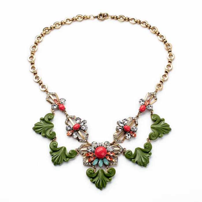

Necklaces New Arrival Fashion Personality Major Suit New Design Jewelry Retro All-match Flowers Fall New Necklace