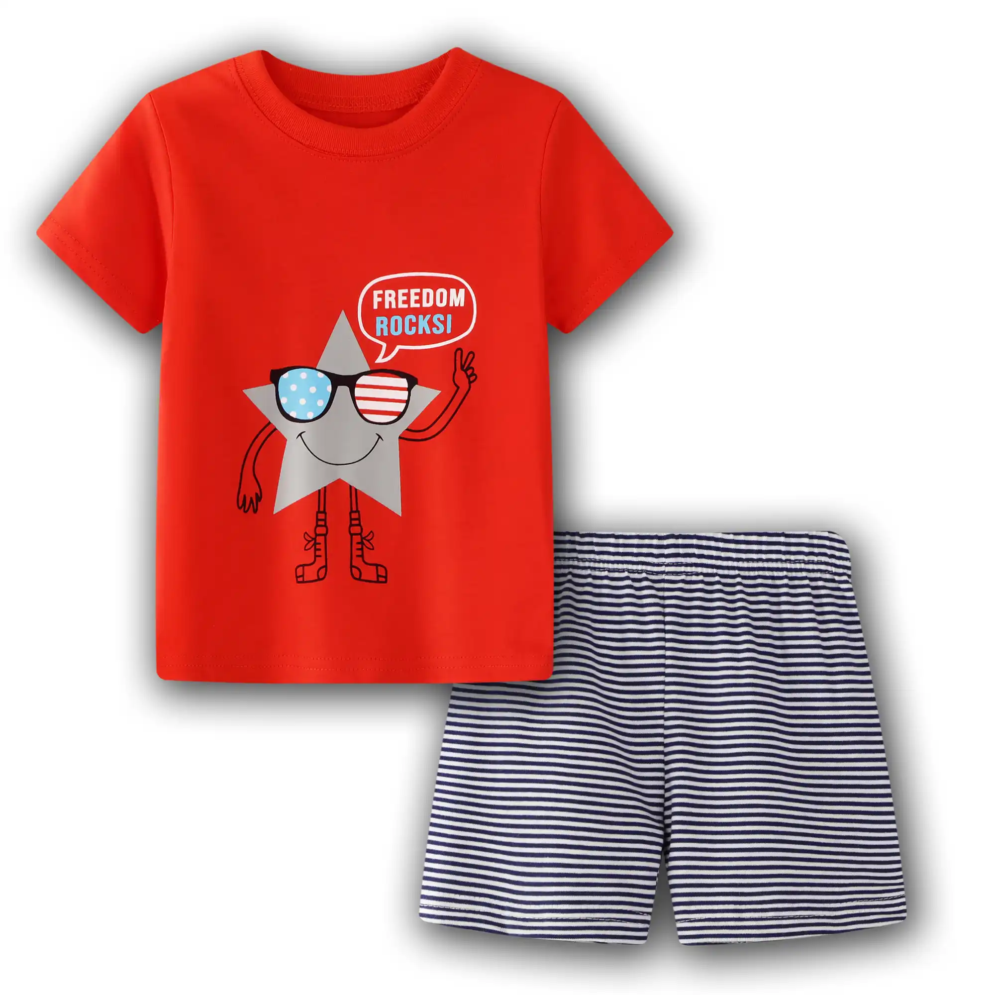ROCK STAR TODDLER WHITE T SHIRT