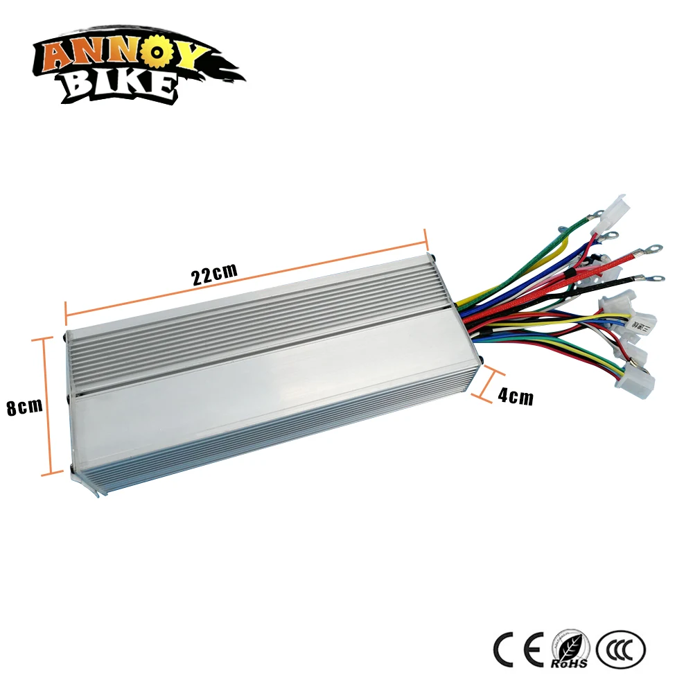 48V60V72V96V двойной режим 18mosfet 1000W 45Amp бесщеточный контроллер DC sine wave бесшумный для