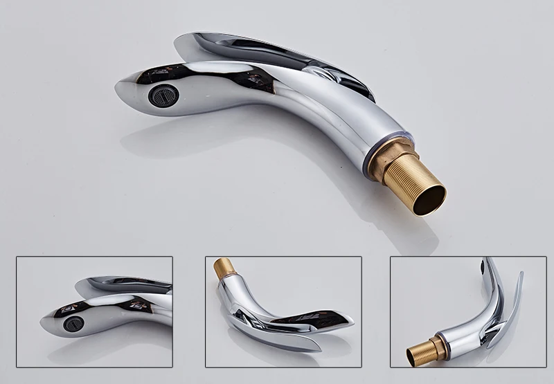 BAKALA New Design Shark Shape Sesign Modern Popular Bathroom Basin Faucet Brass Mixer Tap BR-SR
