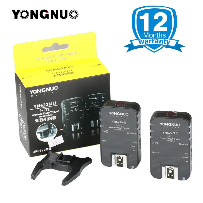 

YONGNUO YN-622N II YN622N II TTL Flash Trigger Transceiver transmitter for Nikon D80 D90 D300 D700 D800 YN685N YN568EX speedlite