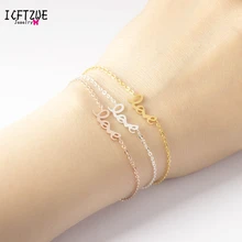 Лучший друг ювелирные изделия в стиле минимализма серебряная буква браслет лучшие друзья навсегда любовь Loom Bands золото Цвет заявление Браслеты Для женщин Девушка Pulseira