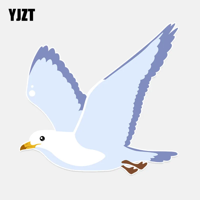 YJZT 14 2*13 5 см уникальные декоративные автомобильные наклейки с птицами голубей