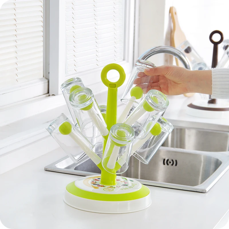 Diy Tree Shape Draining Cup Holder Hanging Wine Gl Mug Diy Tree Shape Draining Cup Holder Hanging Wine Gl Mug Storage Rack Drainer Shelf Organizer Kitchen Accessories In Holders Racks From
