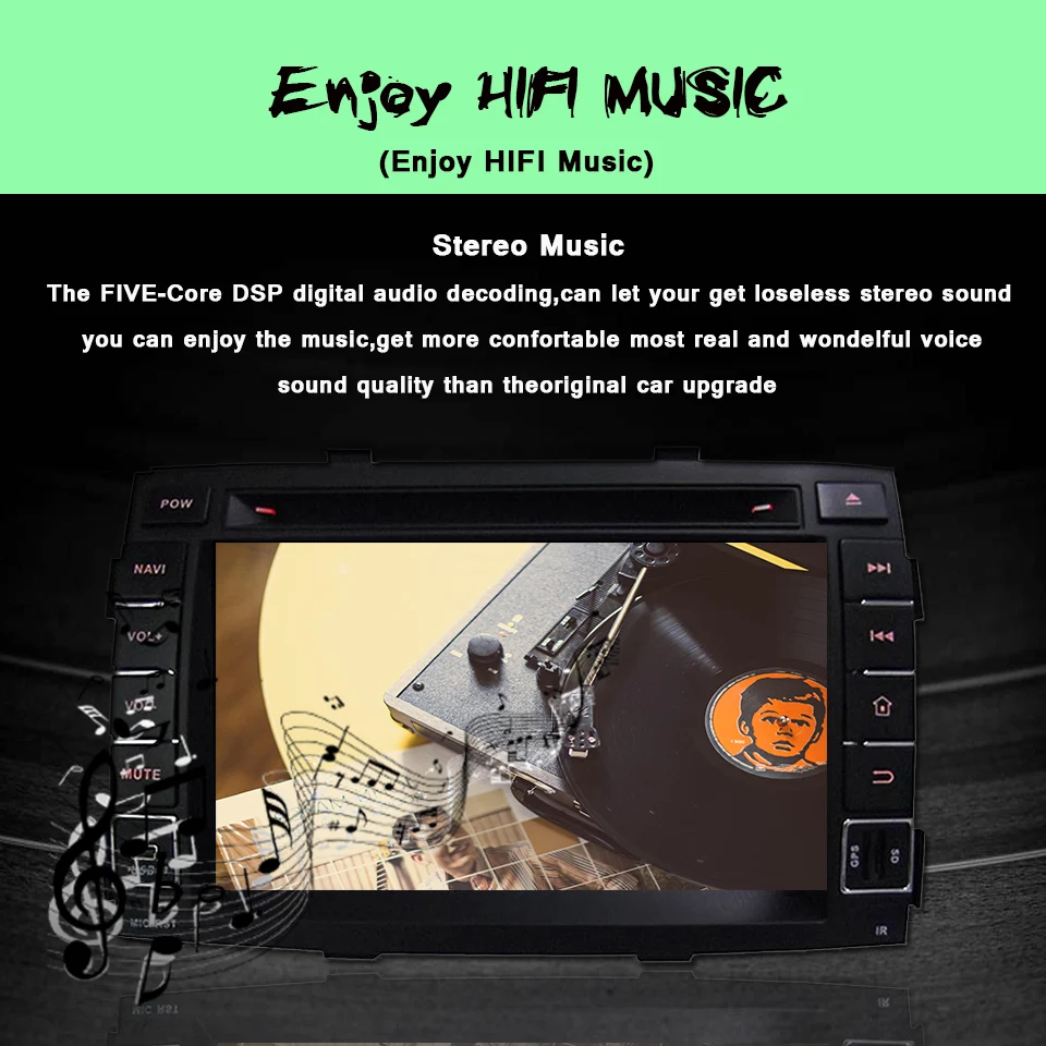 Sale In dash 4GB RAM 1080P HD Android 9.0 Car DVD Player For KIA SORENTO 2010-2012 with Radio Audio Bluetooth/GPS navigation system 3 Sale In dash 4GB RAM 1080P HD Android 9.0 Car DVD Player For KIA SORENTO 2010-2012 with Radio Audio Bluetooth/GPS navigation system 3