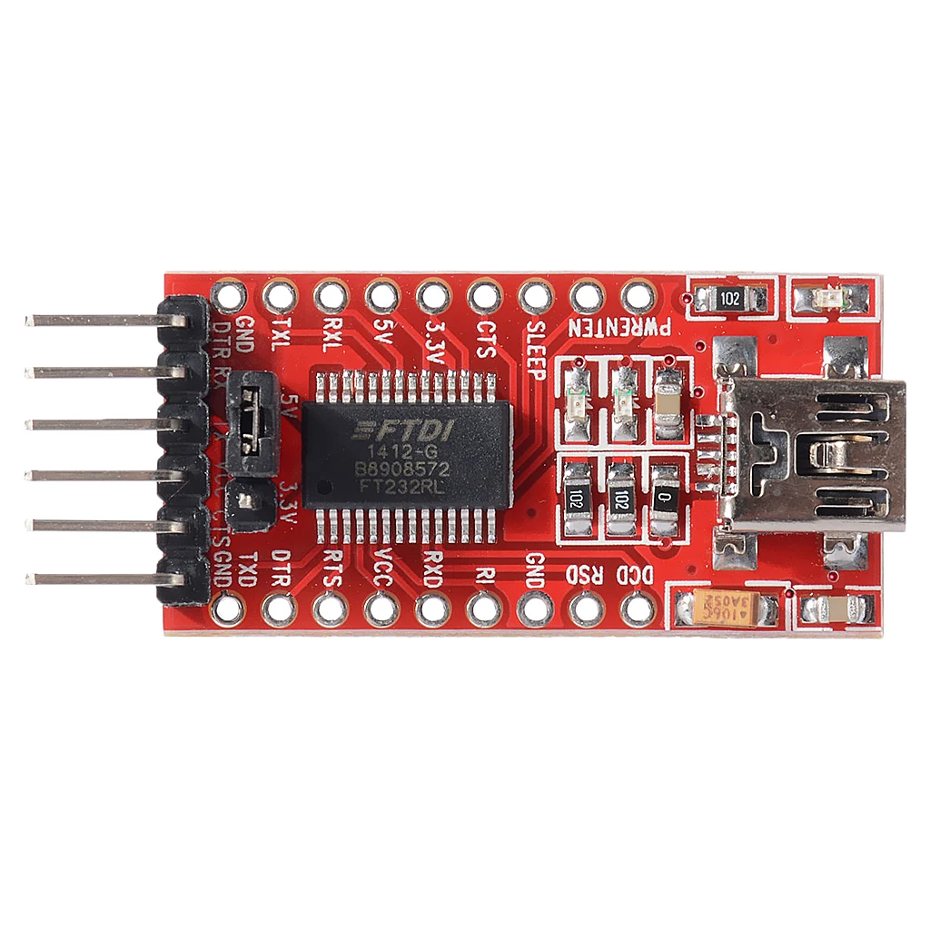 USB to TTL FT232RL FTDI Serial Adapter Converter Module for Arduino 3.3V/ 5V