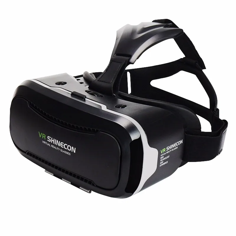 VR Shinecon 2,0 3D очки виртуальной реальности Гарнитура для смартфона Google Cardboard VR шлем для Iphone Android 4,7-6 'телефона