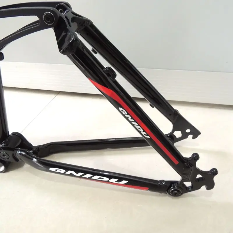 Excellent GNIDU 17 INCH 4900 aluminum alloy rear suspension shock down hill bicycle frame 2 Excellent GNIDU 17 INCH 4900 aluminum alloy rear suspension shock down hill bicycle frame 2