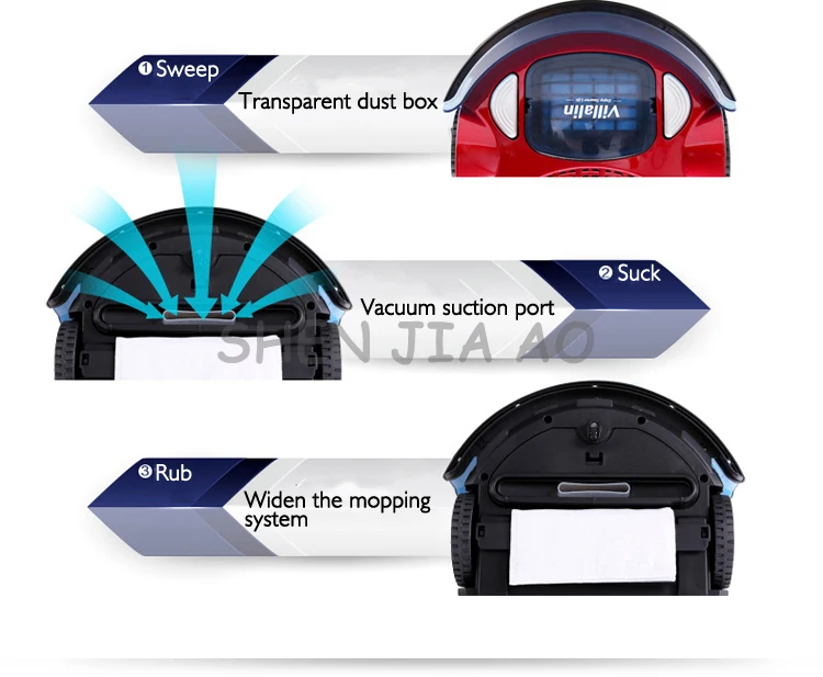 Умный подметальный робот бытовой автоматический пылесос заряжаемый пылесос подметальный робот 110-240 в 25 Вт