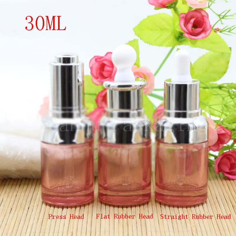 Download 30ML Pink Glass Dropper Bottle, 30CC Makeup SUb bottling, Essence/Essential Oil/Perfume Bottle ...