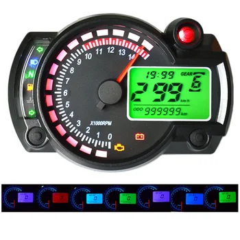 

hot sale Motorcycle digital speedometer colorful back light LCD speedometer KOSO RX2N scooter modify