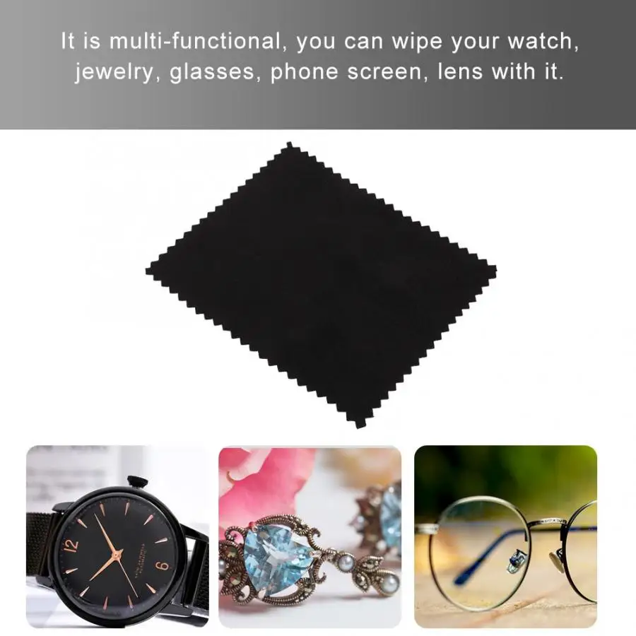 

15pcs Watch Cleaning Polishing Cloth Glasses Lens Metal Jewelry Clean Tools For Jeweler Watch Phone Screen Glasses Lens Wiping