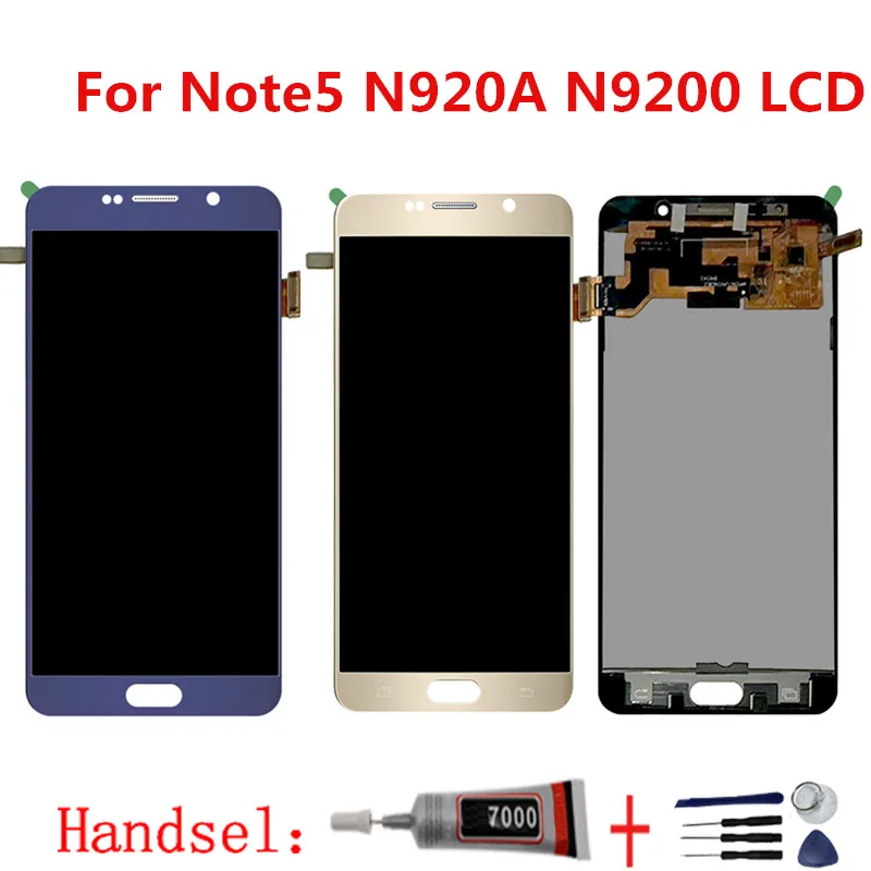 Note5 LCD display screen for SAMSUNG Note 5 Note5 N920A